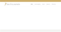 Desktop Screenshot of friis-cosmetix.de